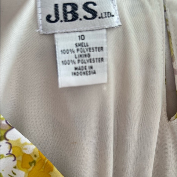 J.B.S. Purple and Yellow Midi Pencil Dress Resort Wear - Picture 12 of 16